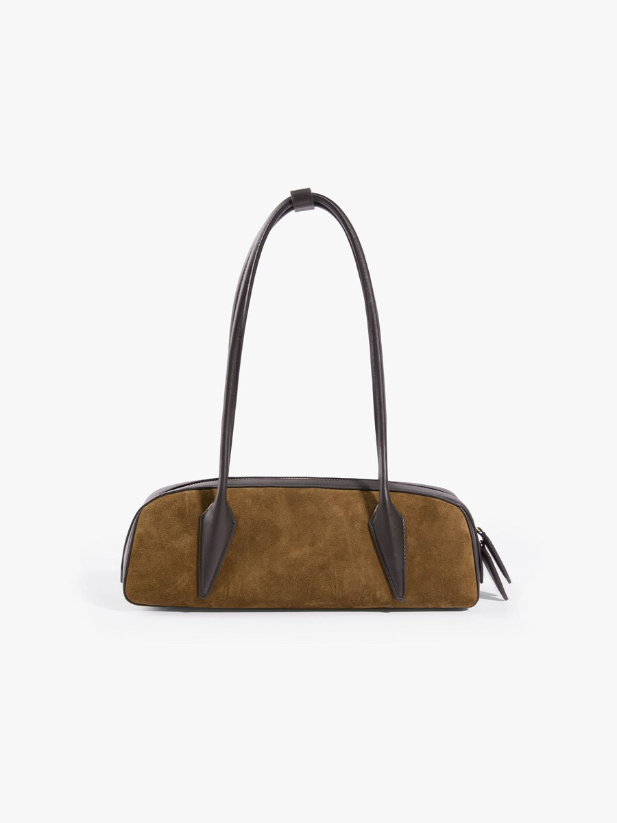 schultertasche aus patchwork-leder