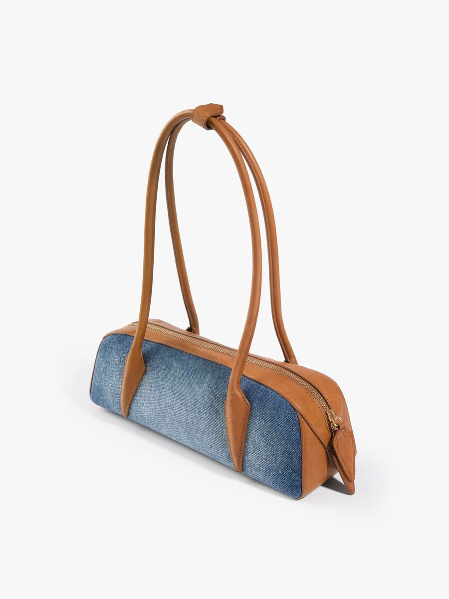jeanstasche mit lederpatch