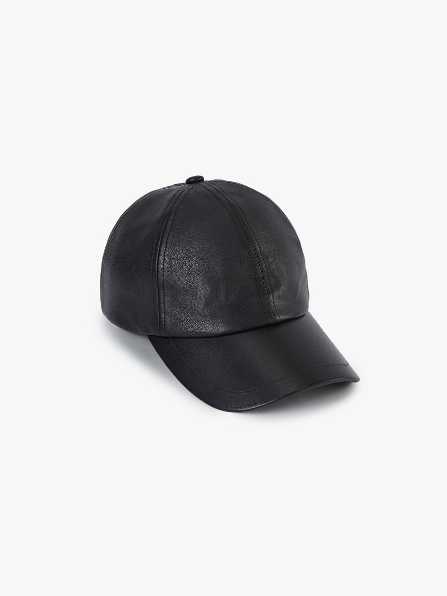 baseballkappe aus leder