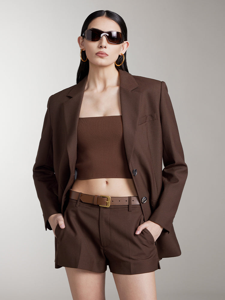 schwarze anzugjacke von niche design