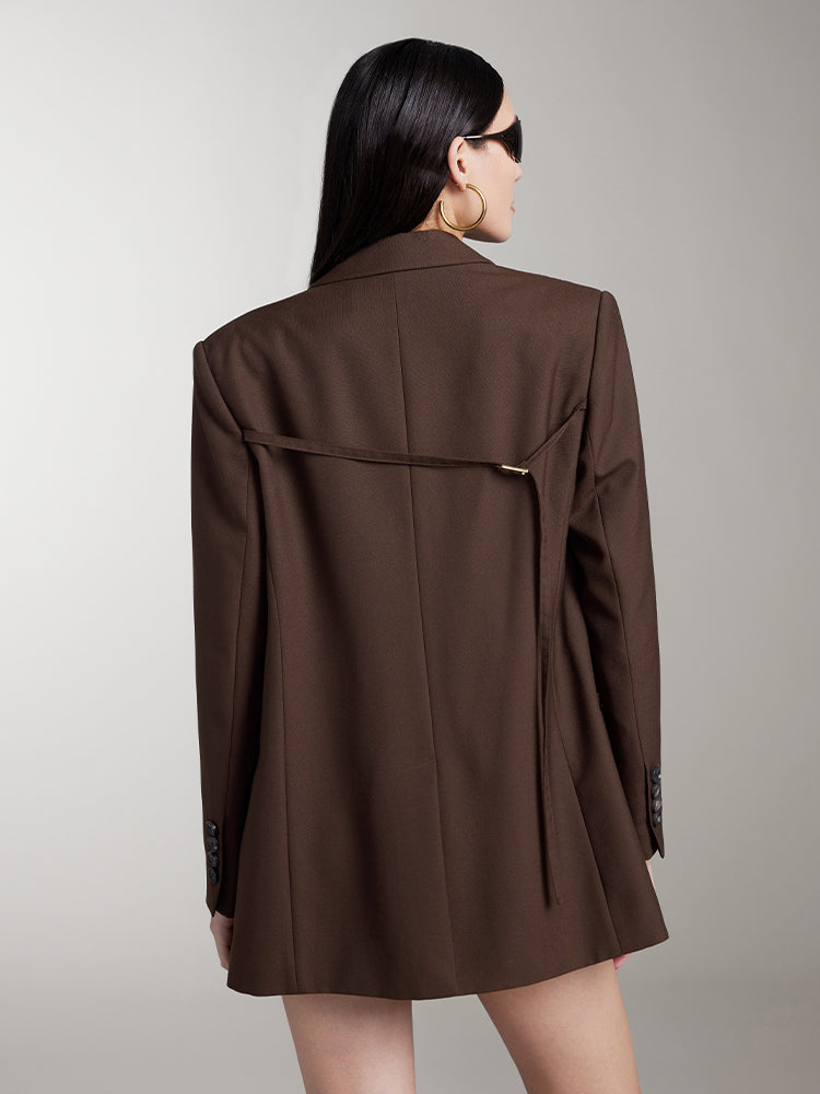 schwarze anzugjacke von niche design