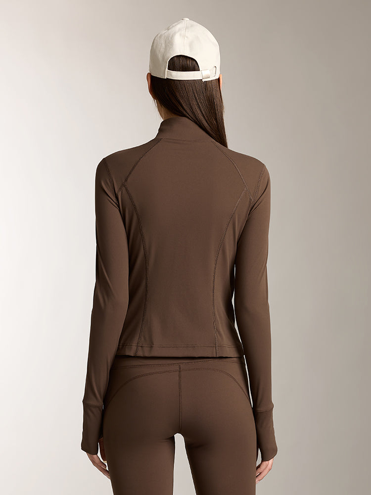 sportliche strickjacke