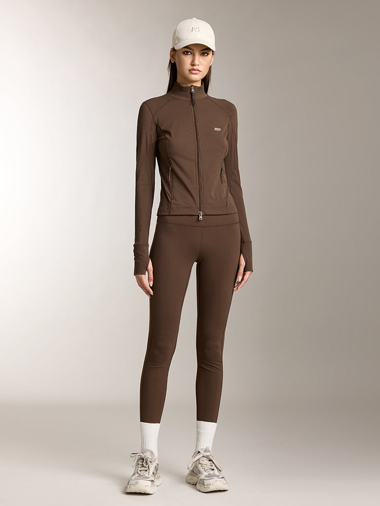 sportliche strickjacke