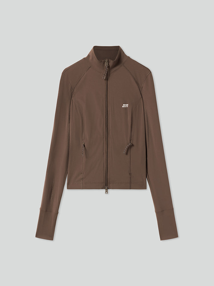 sportliche strickjacke