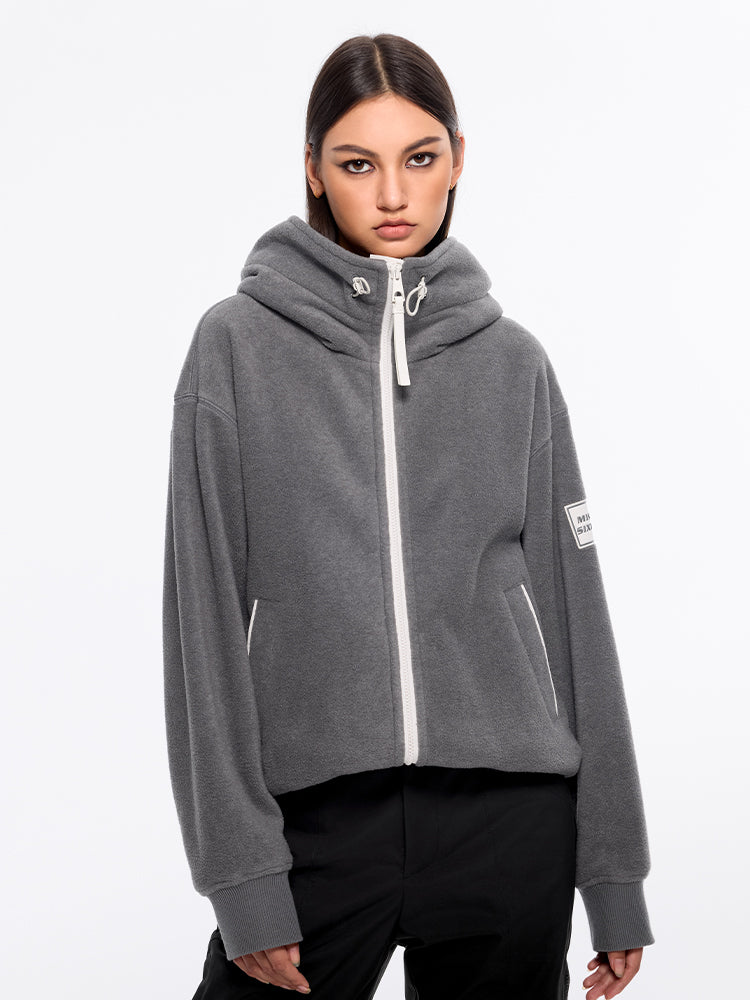 kapuzenpullover mit reißverschluss