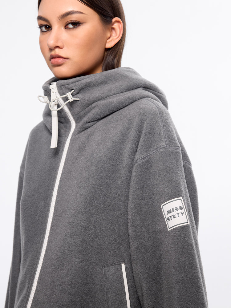 kapuzenpullover mit reißverschluss