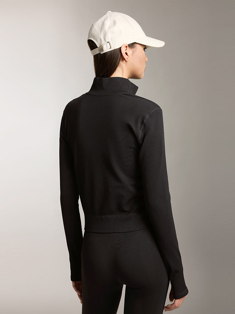 sportjacke mit stehkragen schmaler passform