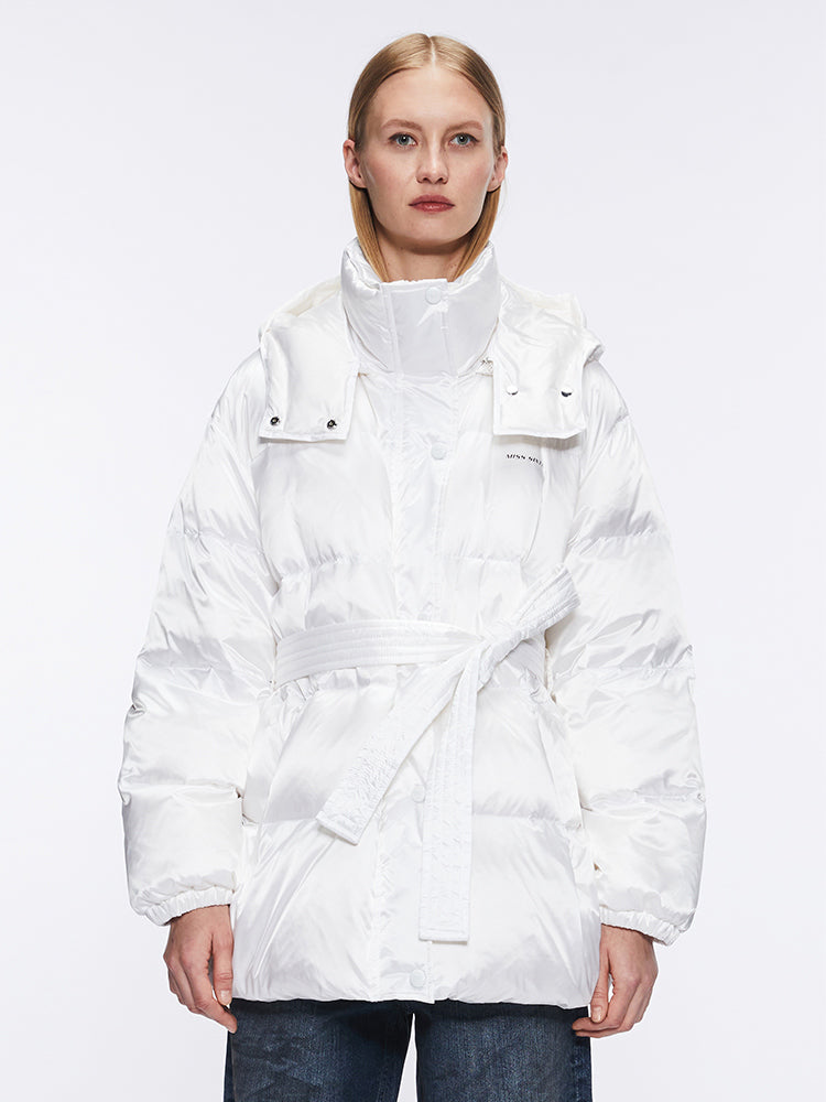 steppjacke mit gürtel