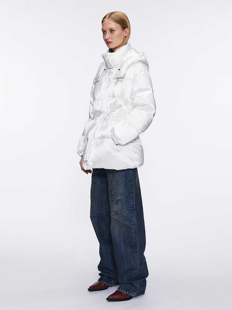 steppjacke mit gürtel