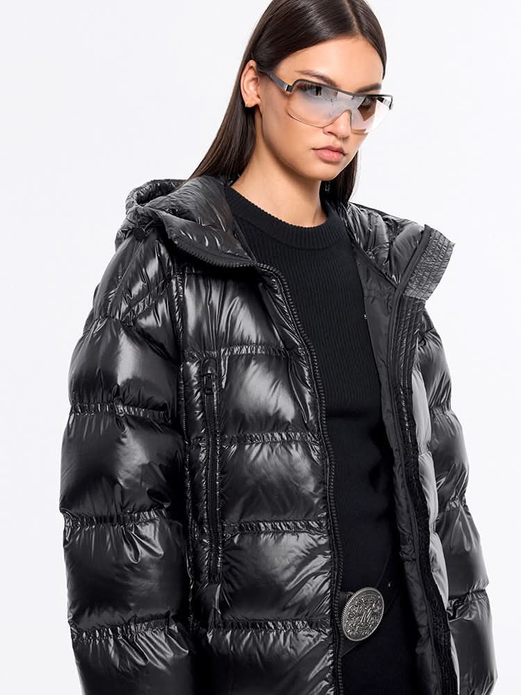 steppjacke mit kapuze