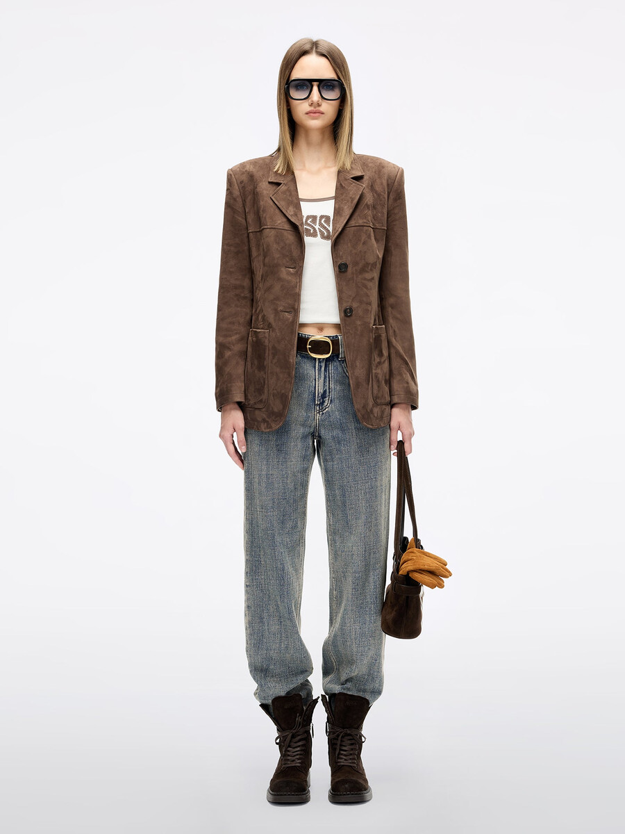 wildlederjacke