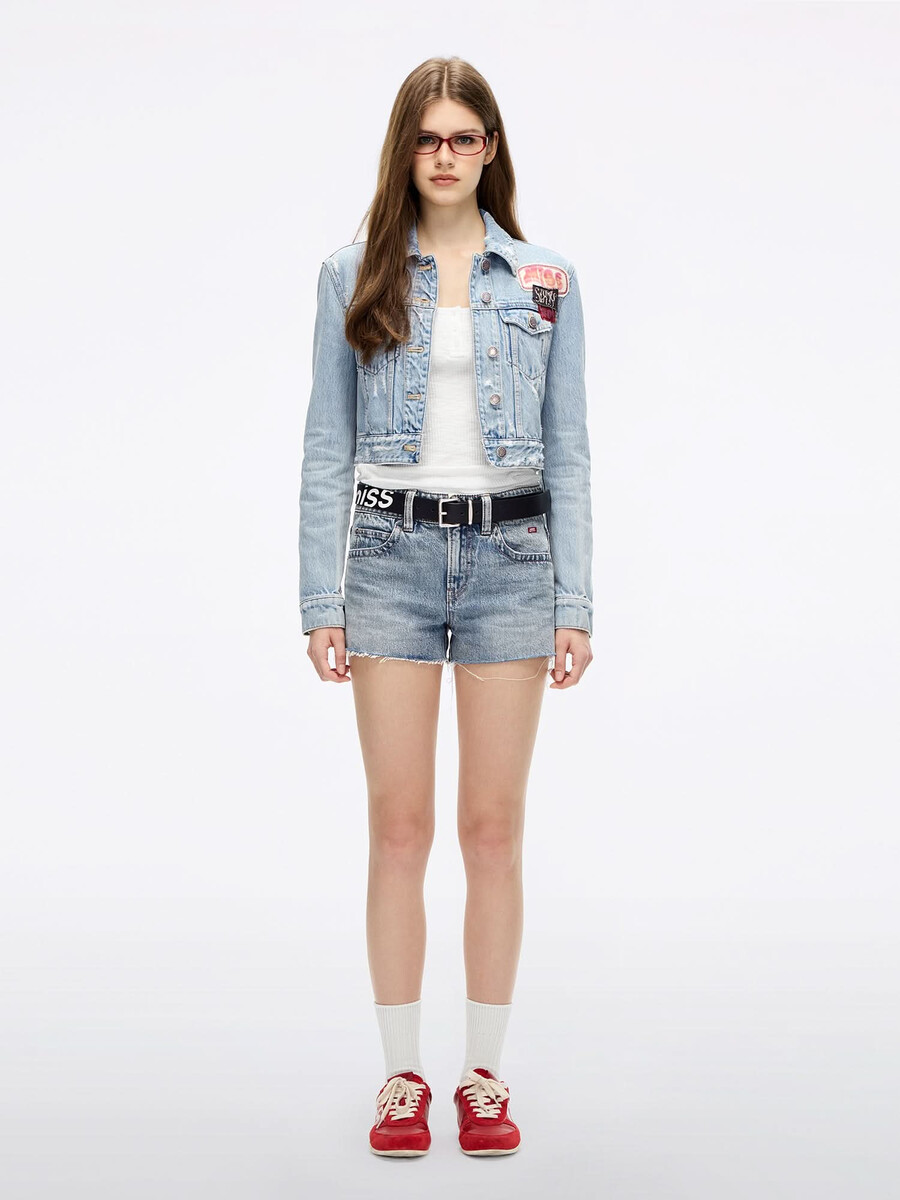 patchwork-jeansjacke