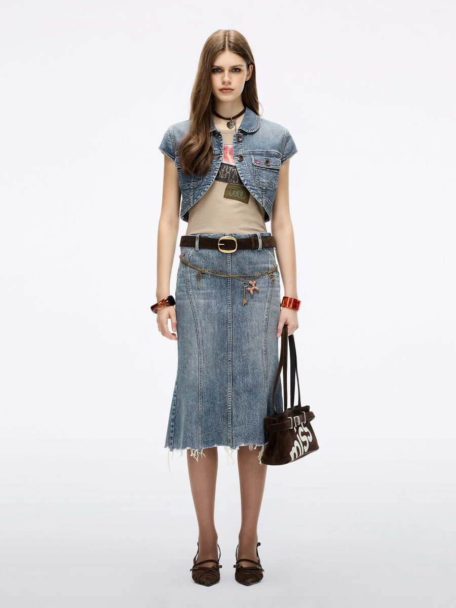 kurze jeansjacke