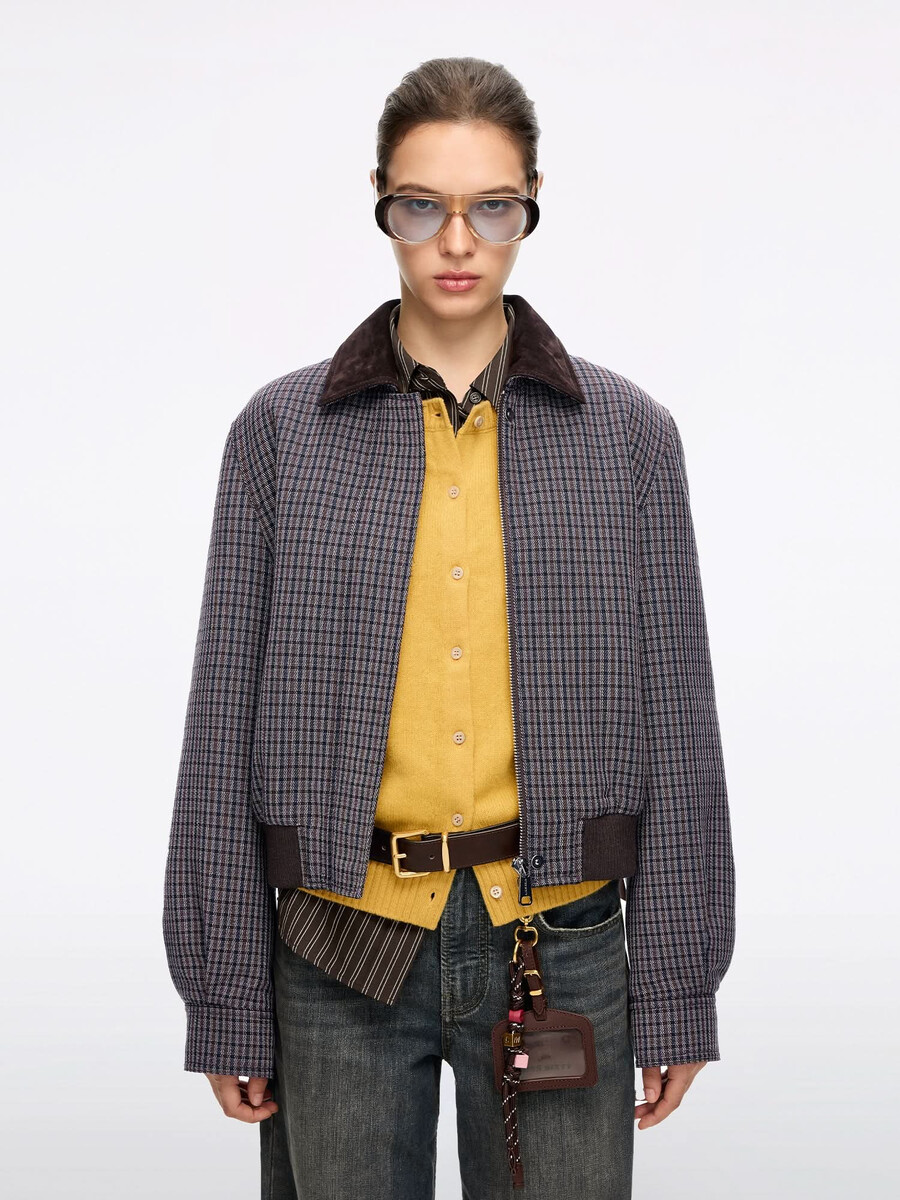 kurze jacke mit kragen
