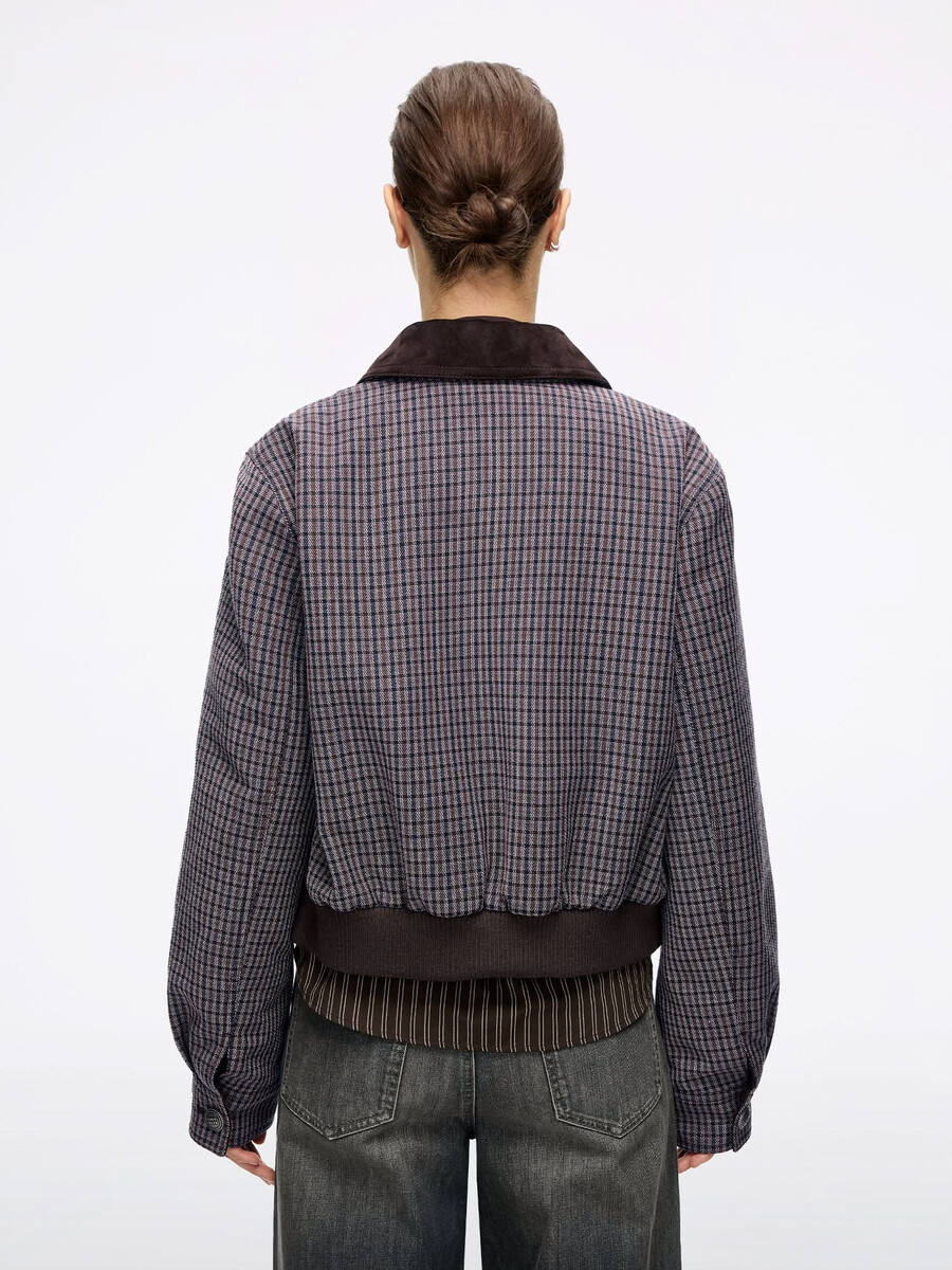 kurze jacke mit kragen