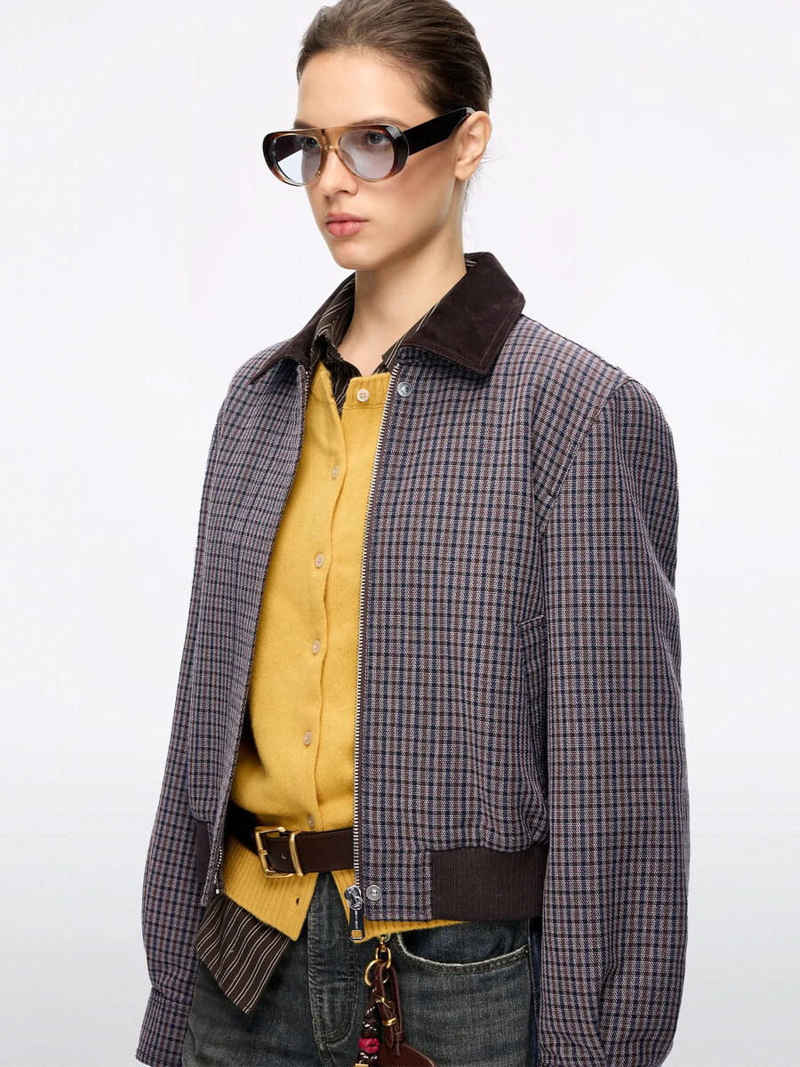 kurze jacke mit kragen