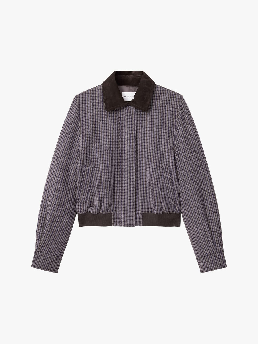 kurze jacke mit kragen