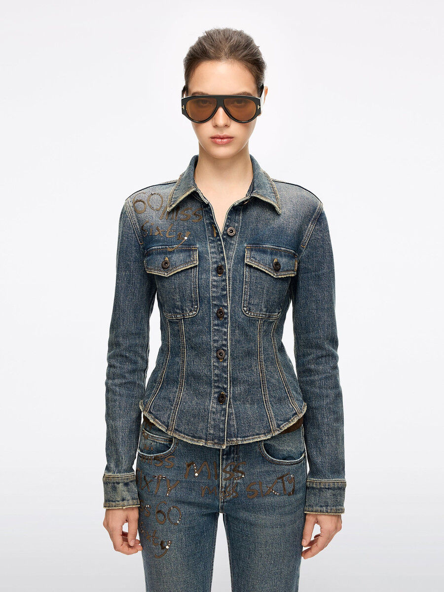 strass-jeanshemd