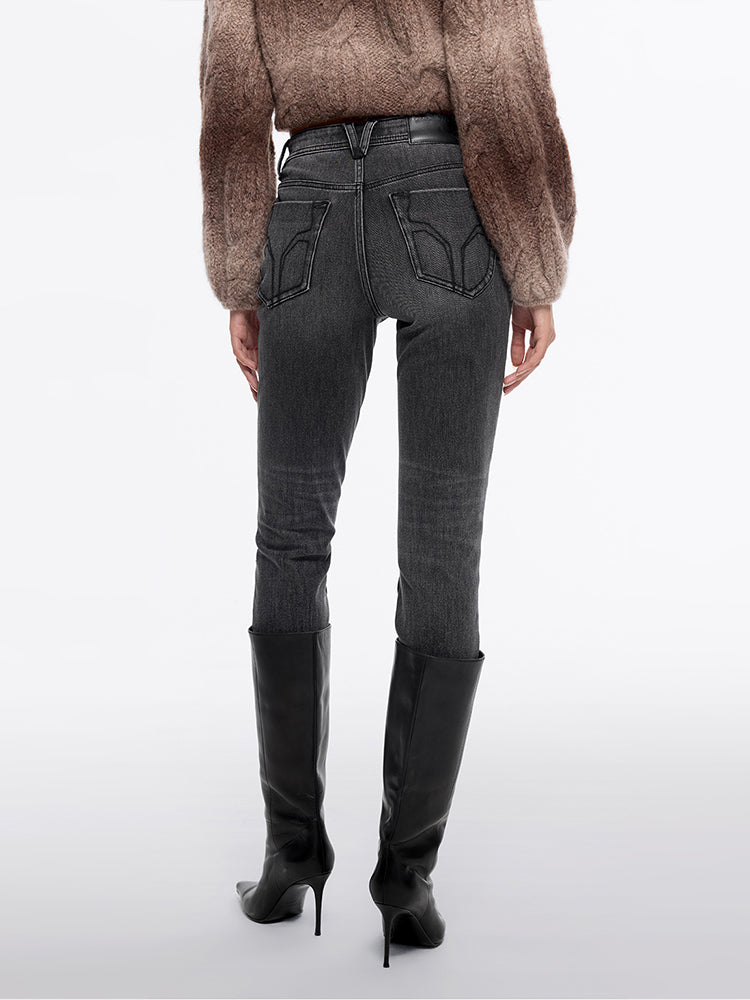 skinny fit stretch jeans