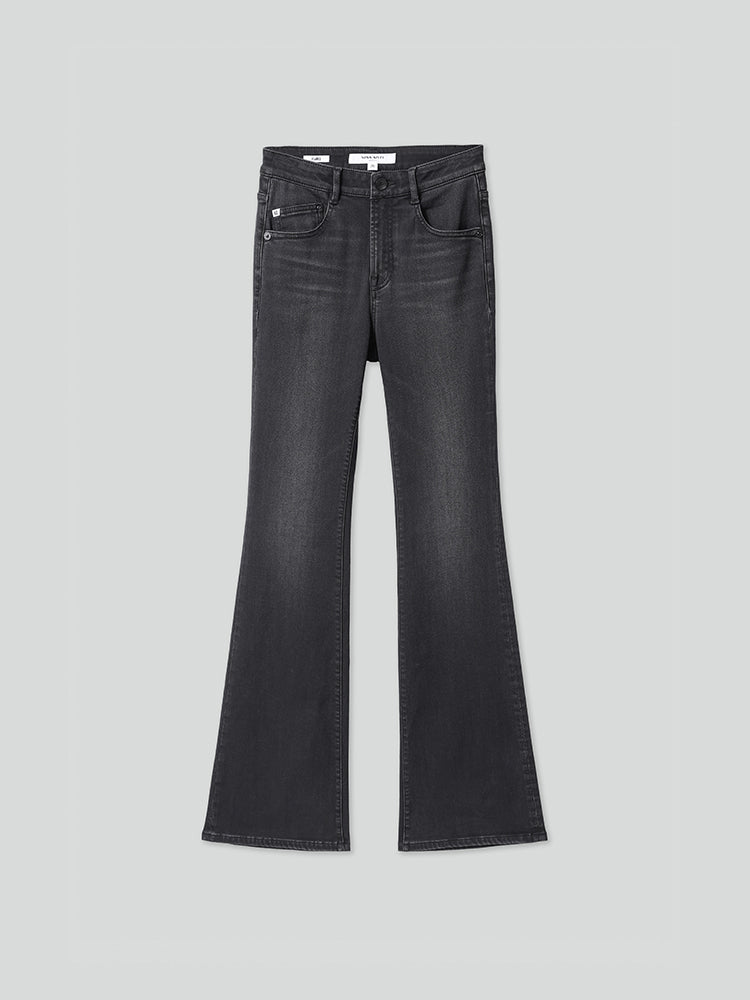 schwarze schlagjeans