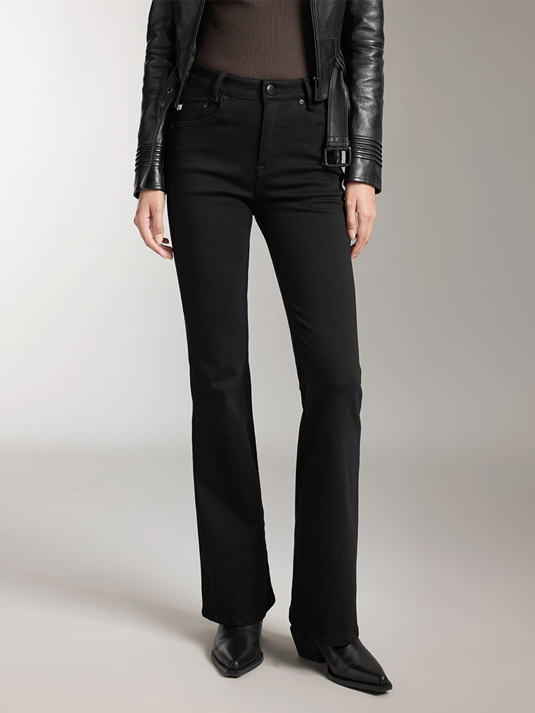 ausgestellte stretch-jeans