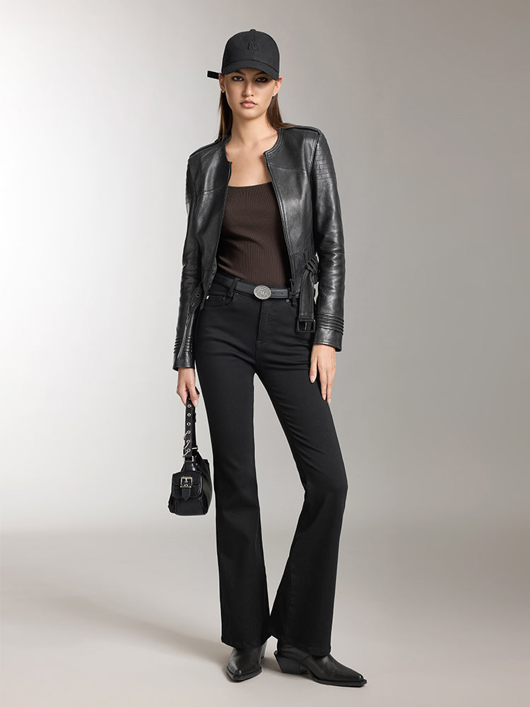ausgestellte stretch-jeans