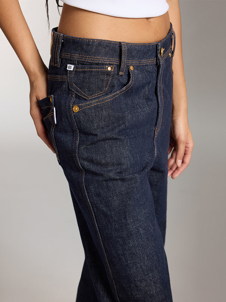 jeans mit gerader passform