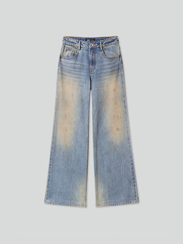 low-rise wasteland style jeans