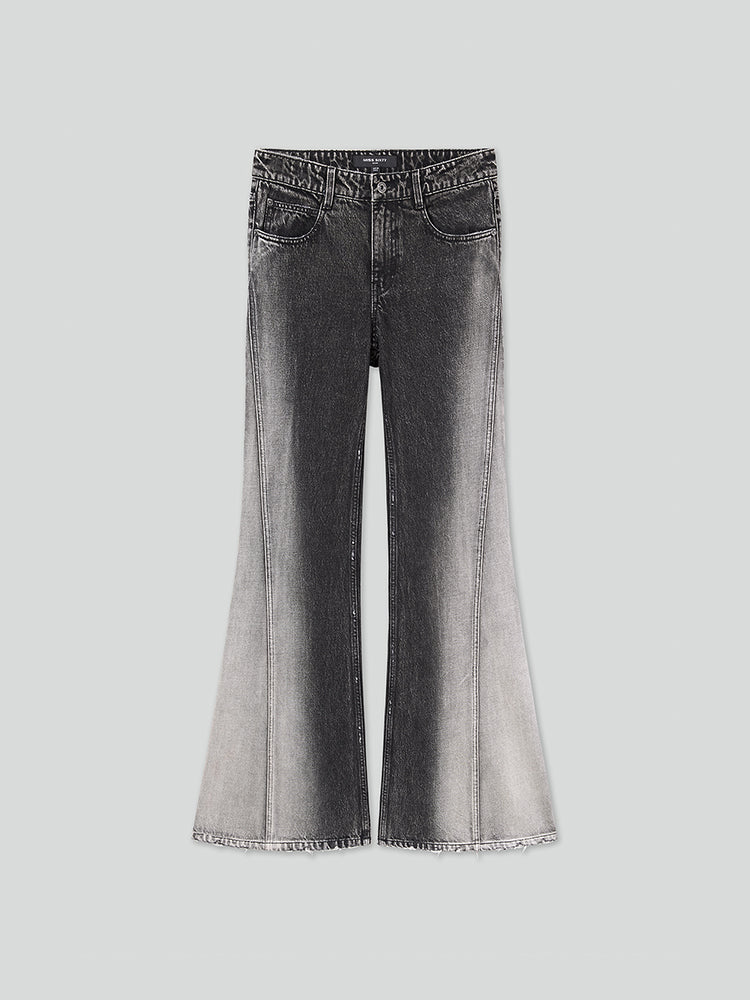gradient bootcut jeans