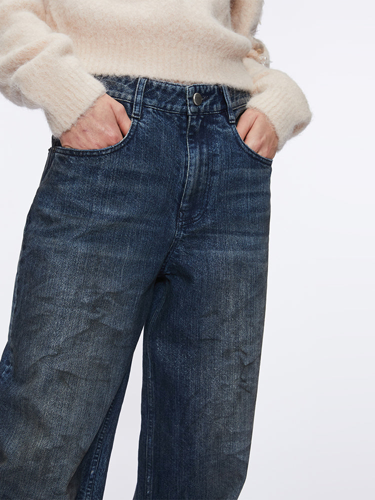 barrel leg jeans