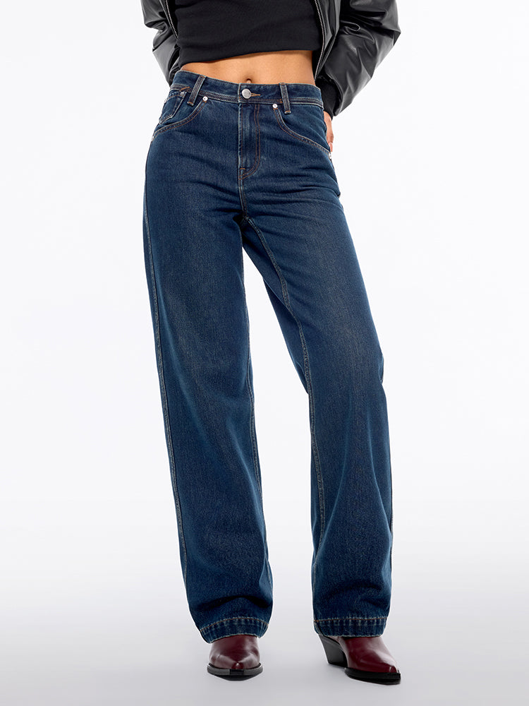 jeans mit geradem bein