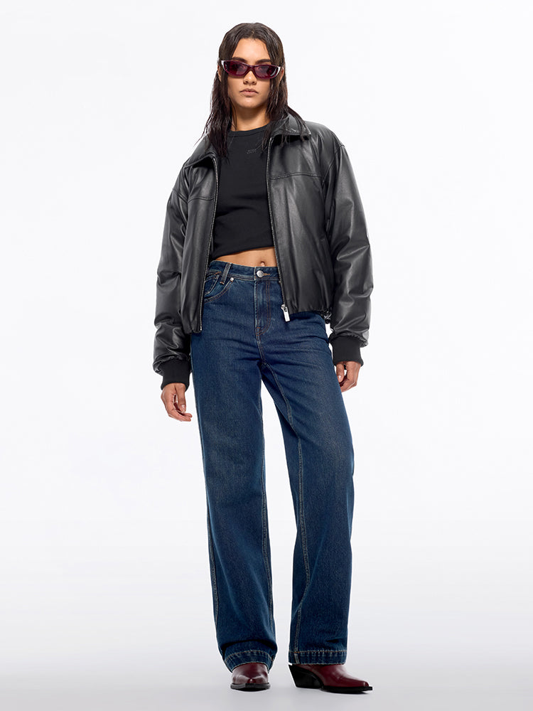 jeans mit geradem bein