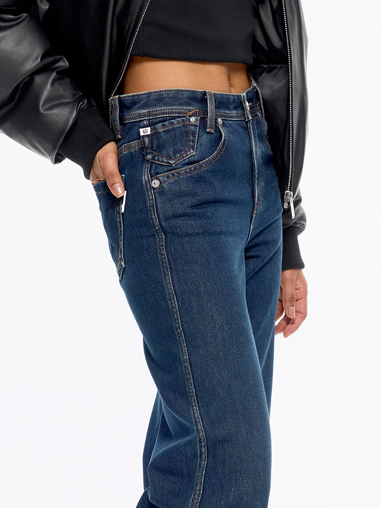 jeans mit geradem bein