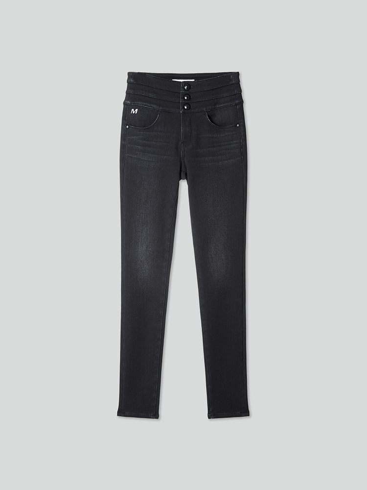high waisted skinny jeans