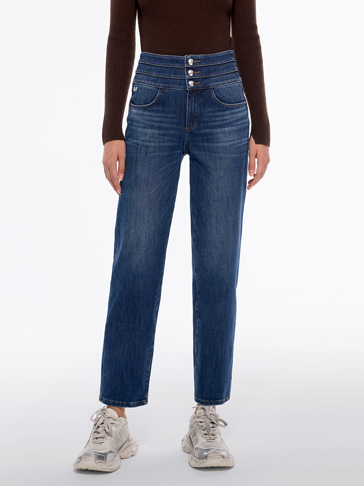 skinny fit stretch jeans