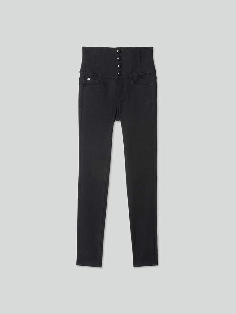 high waisted skinny jeans