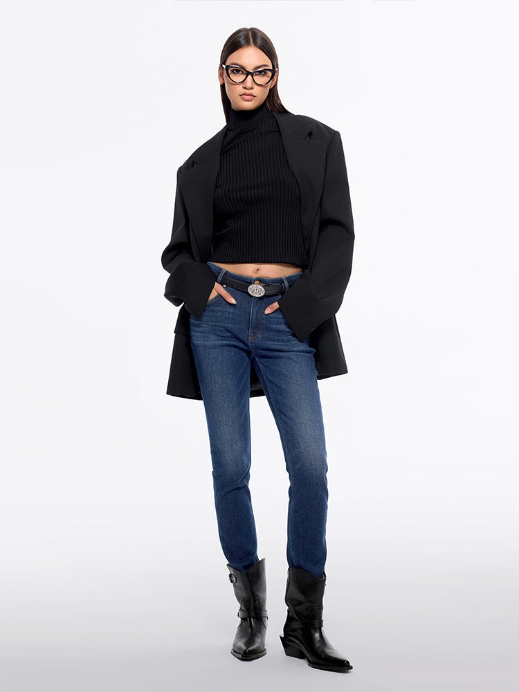 stretch skinny jeans