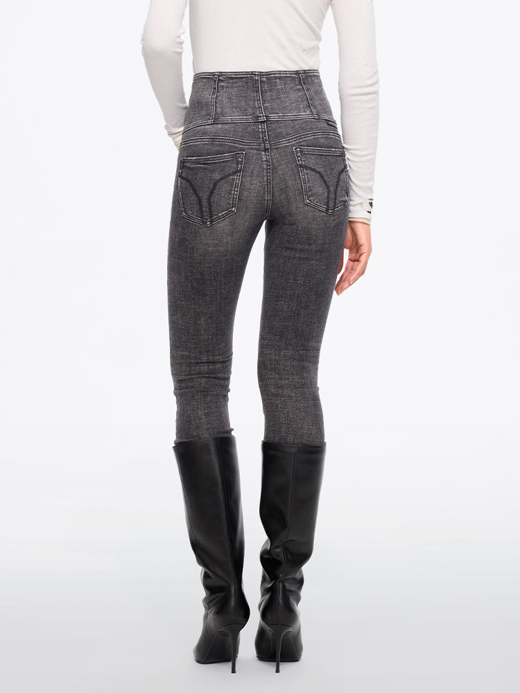 hochtaillierte slim-fit-jeans – glenda