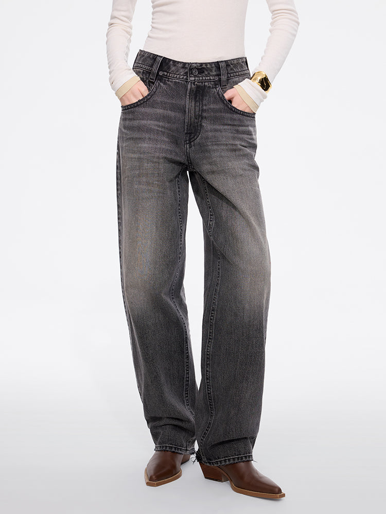high waisted barrel jeans-elizabeth