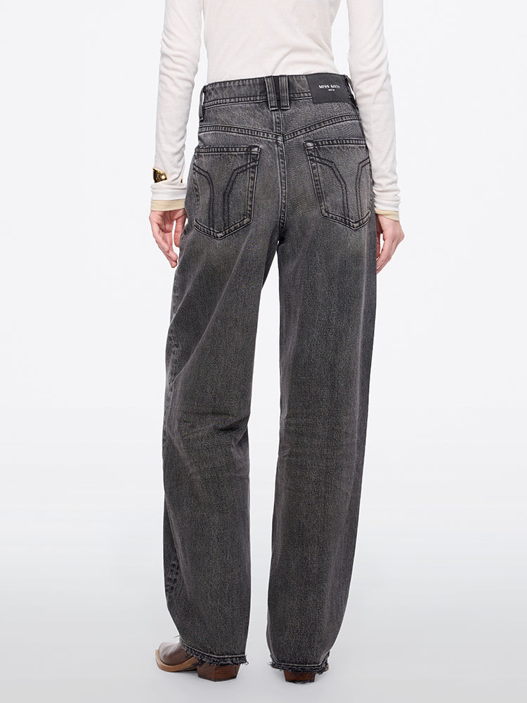 high waisted barrel jeans-elizabeth