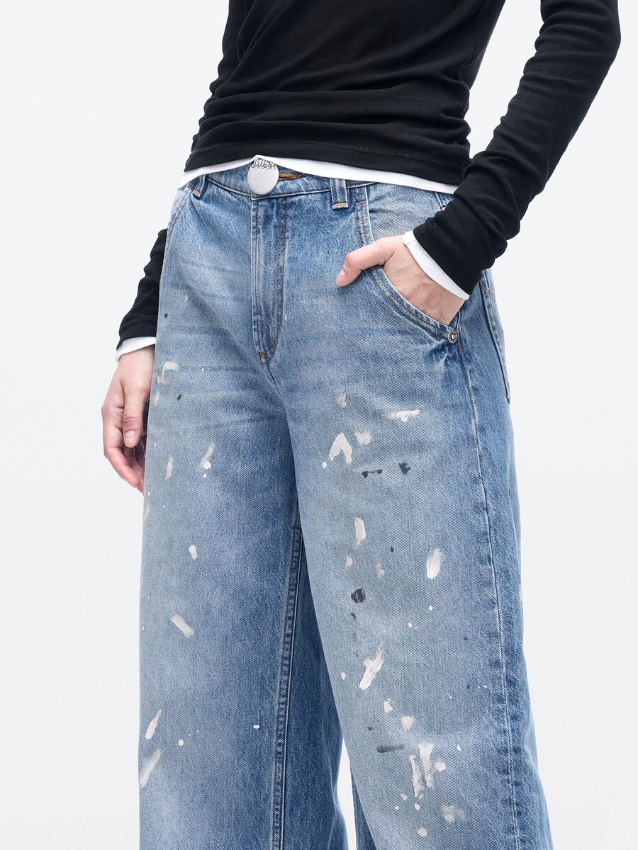jeans mit geradem bein