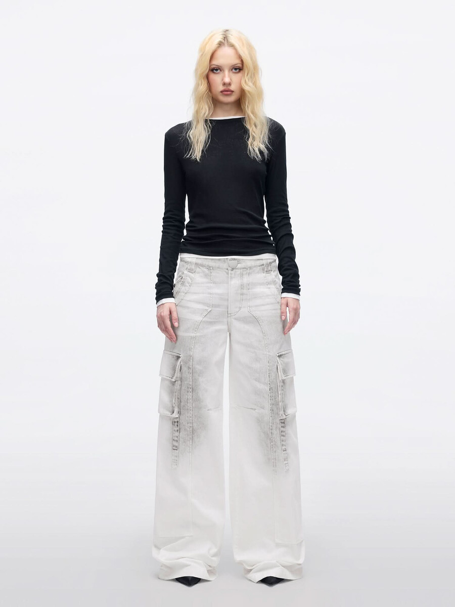 jeans mit geradem bein
