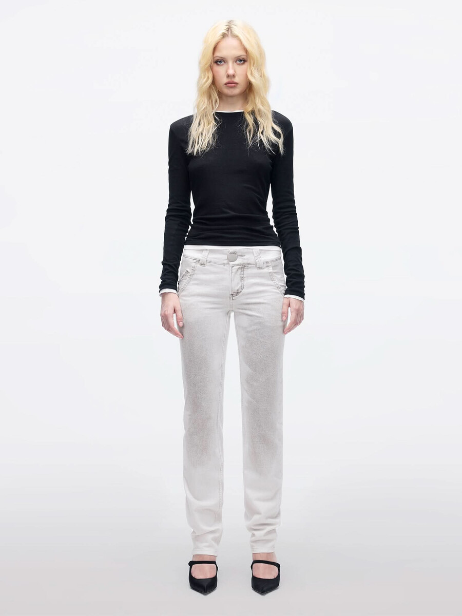 jeans mit geradem bein