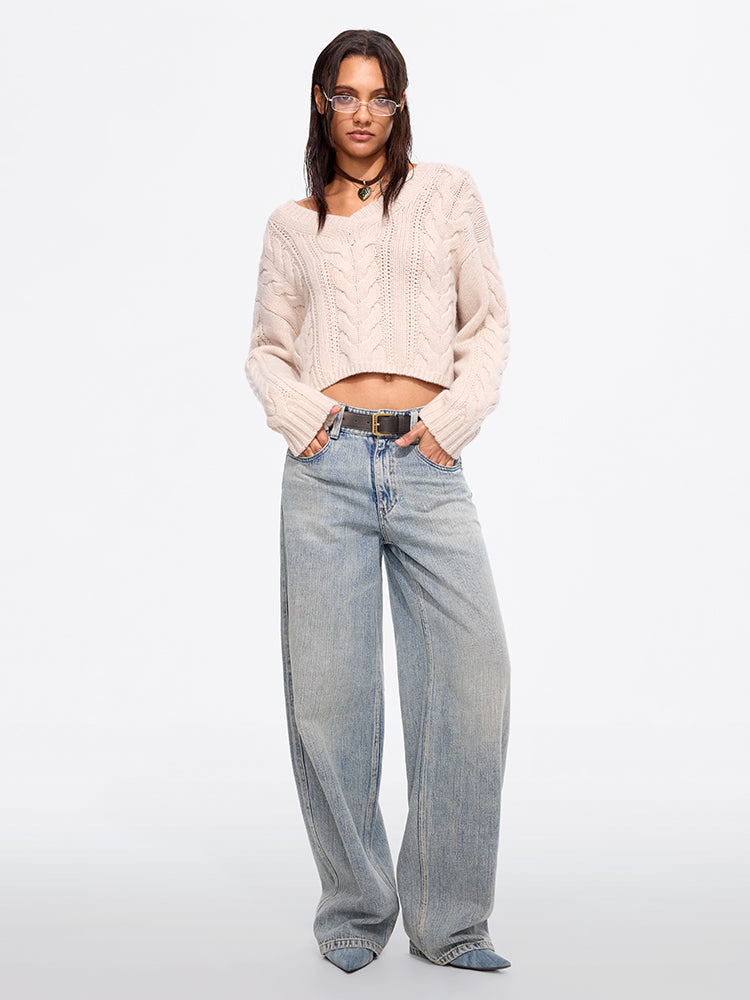 jeans mit lockerer passform