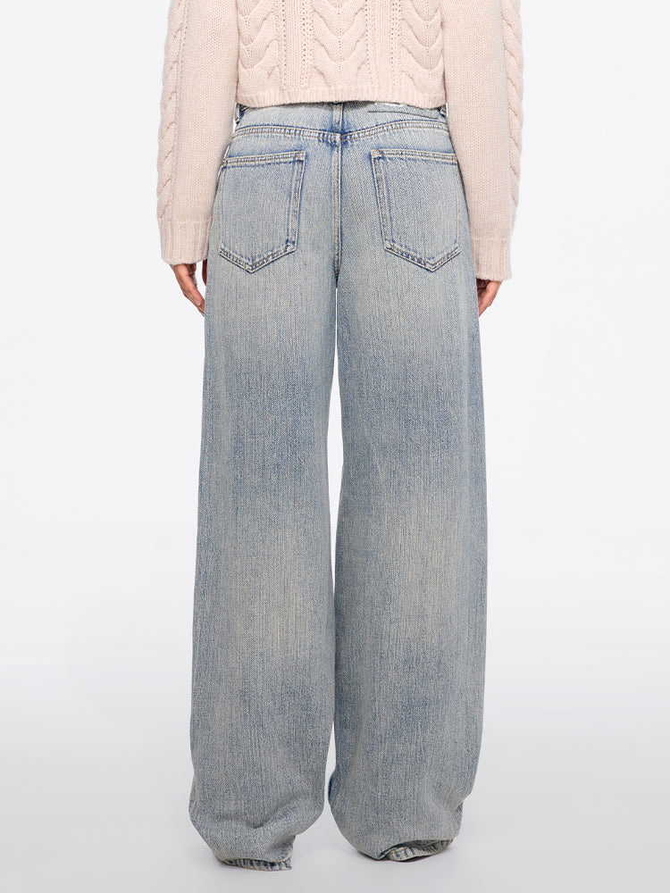 jeans mit lockerer passform