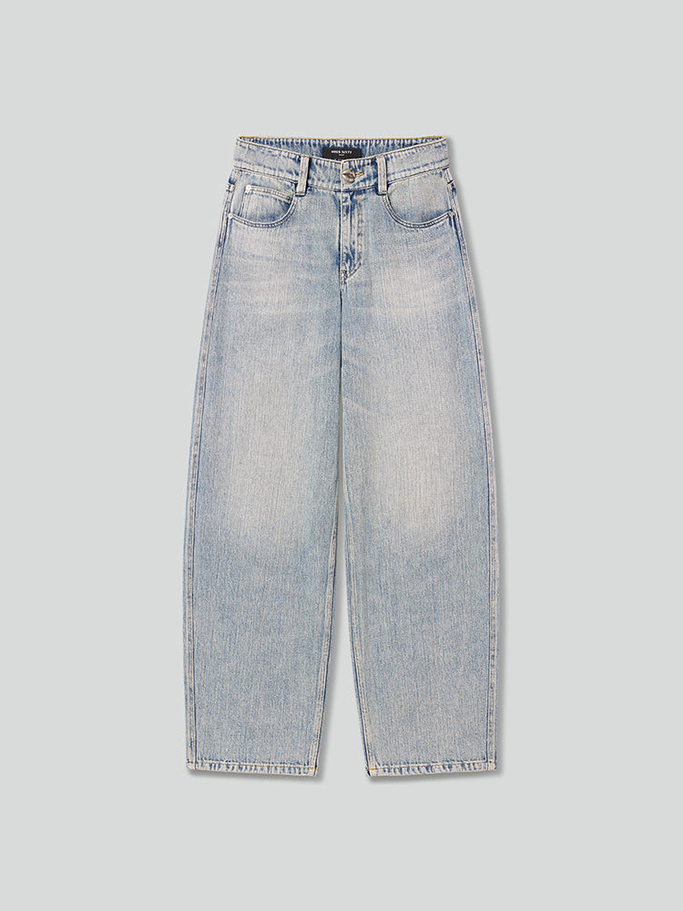 jeans mit lockerer passform