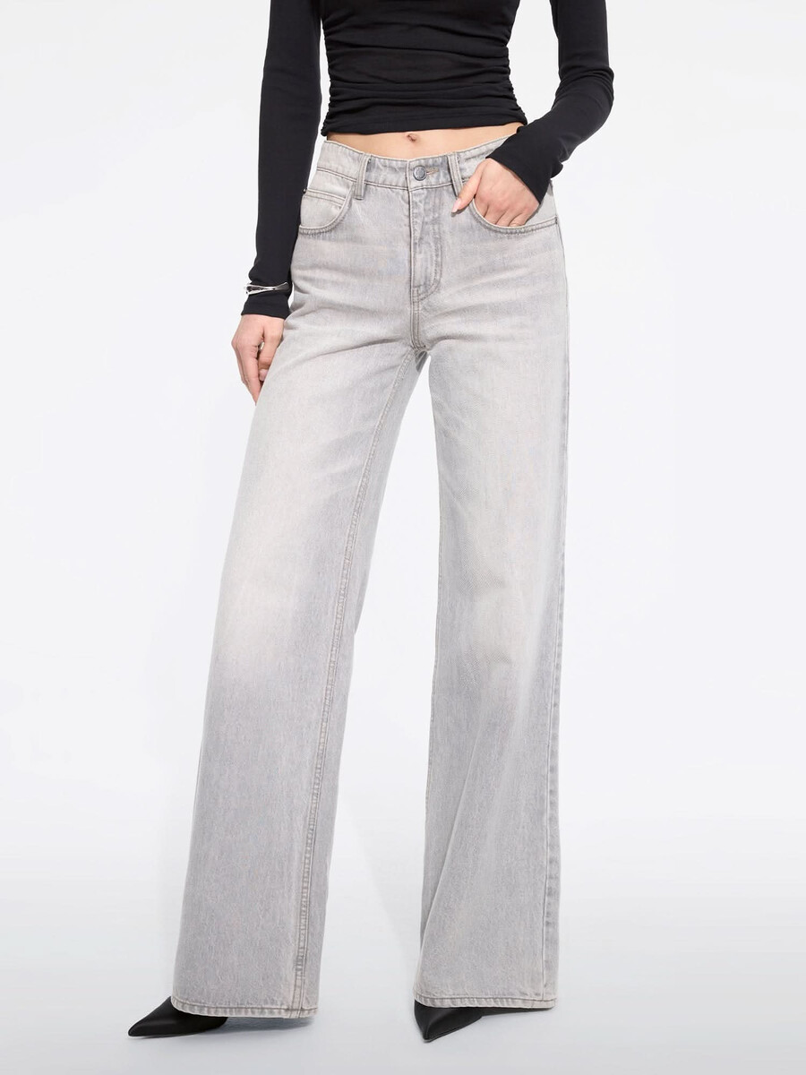 hüftjeans mit leichtem schlag