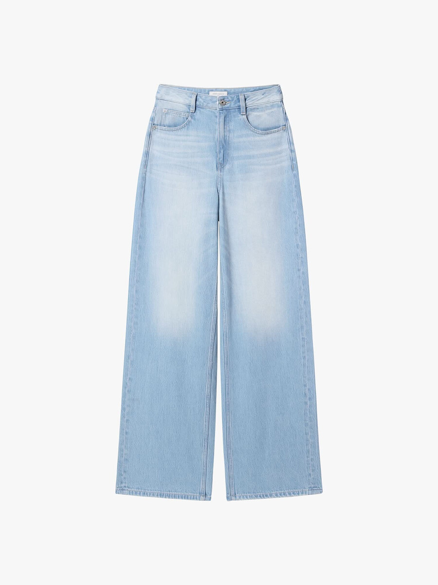 weit geschnittene jeans aus denim