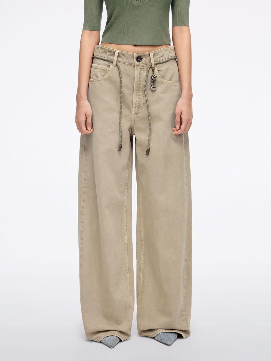 jeans mit taillengürtel