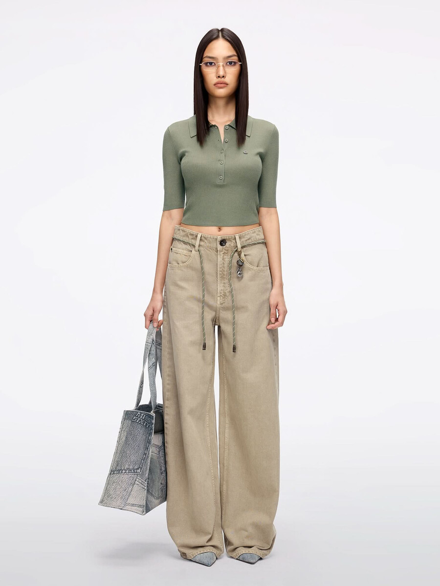 jeans mit taillengürtel